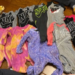 Nike newborn to 3 month sleeper lot